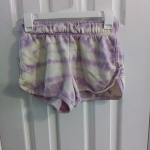 Pink Victorias Secret Purple Tie-Dye Shorts